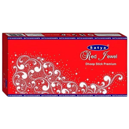 Благовония-дхупы Red Jewel (Premium Dhoop Stick), 20 шт, Satya